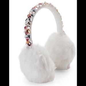 BETSEY JOHNSON BEJEWELED EARMUFFS 💎👑
